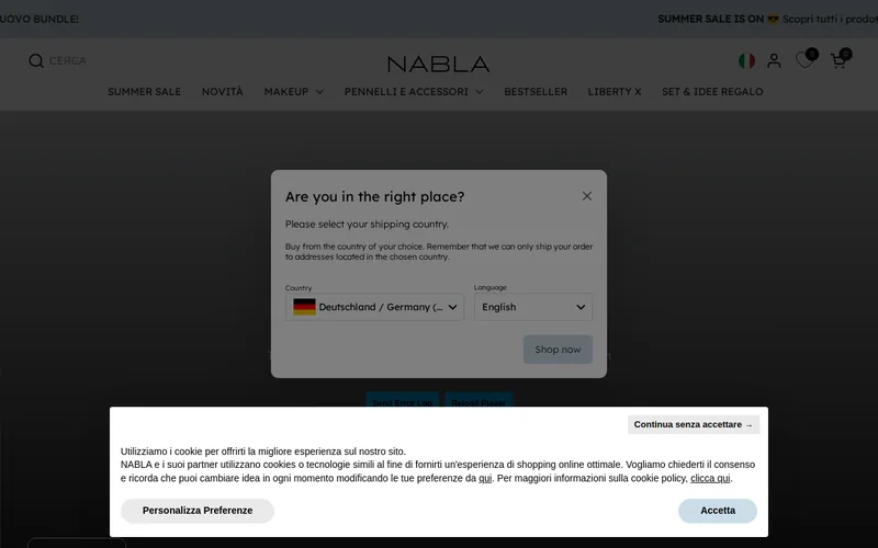 Website snapshot for Nabla