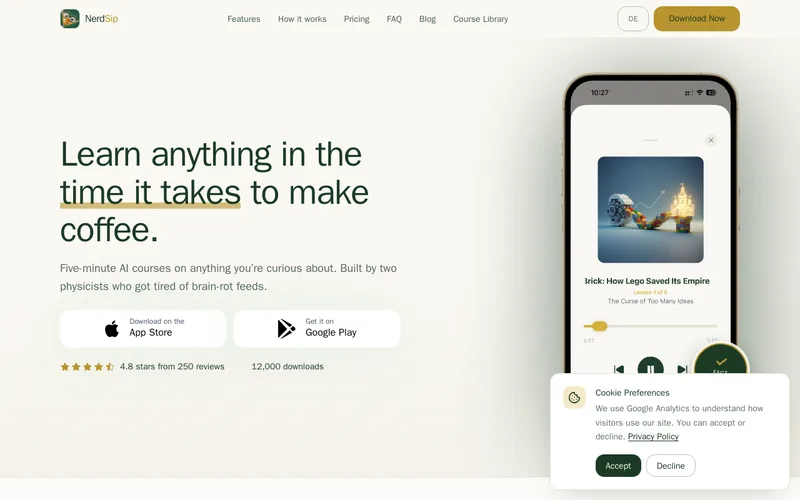 Website snapshot for Nerdsip