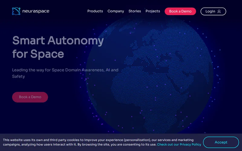 Website snapshot for Neuraspace