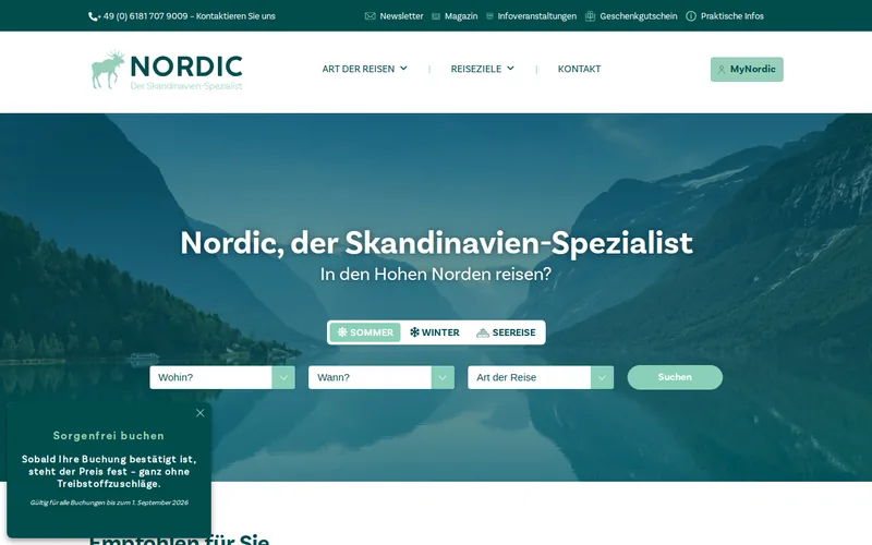 Website snapshot for Nordic Power Convertors