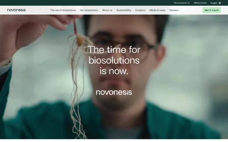 Website snapshot for Novonesis