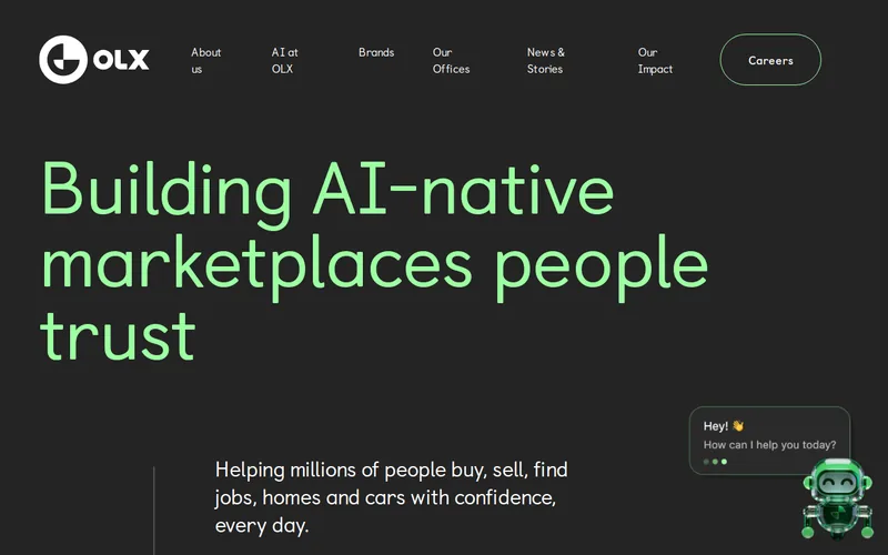 Website snapshot for OLX