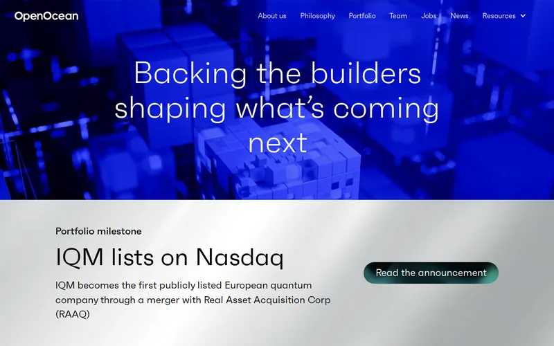 Website snapshot for OpenOcean