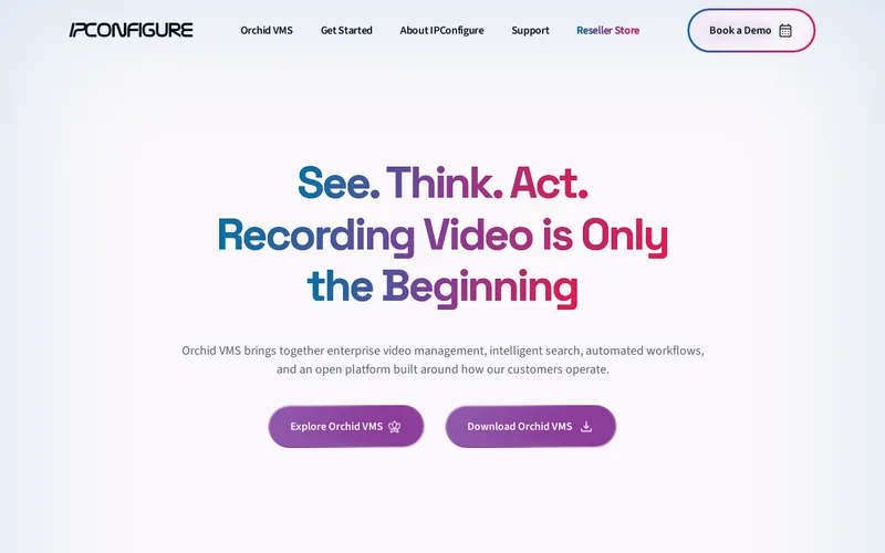 Website snapshot for Orchid Security