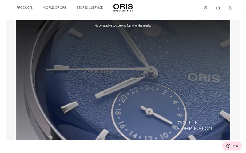 Website snapshot for ORiS