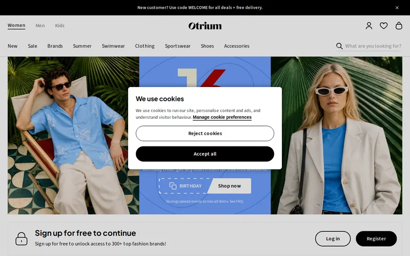 Website snapshot for Otrium