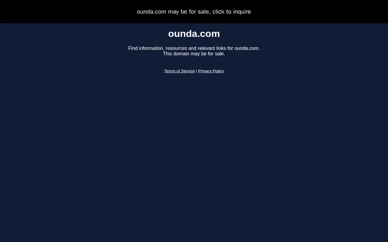 Website snapshot for OundA