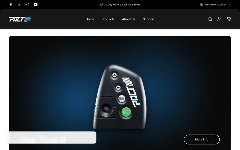 Website snapshot for Pact