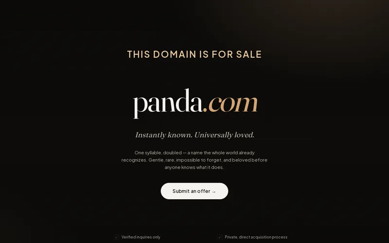 Website snapshot for Panda Home