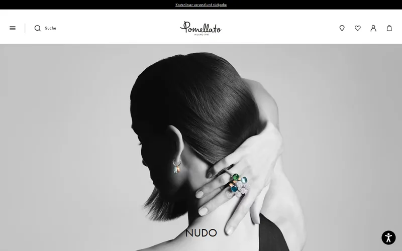 Website snapshot for Pomellato