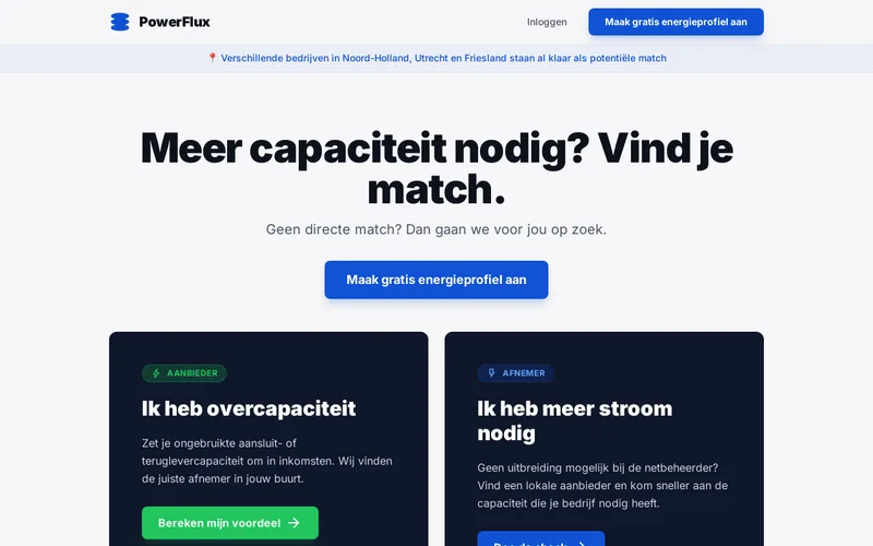 Website snapshot for PowerFlux