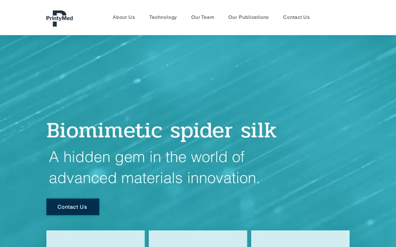 Website snapshot for PrintyMed