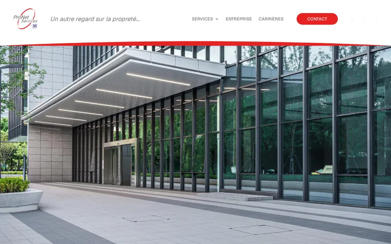 Website snapshot for ProNet Services
