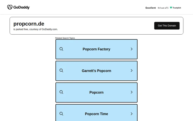 Website snapshot for Propcorn