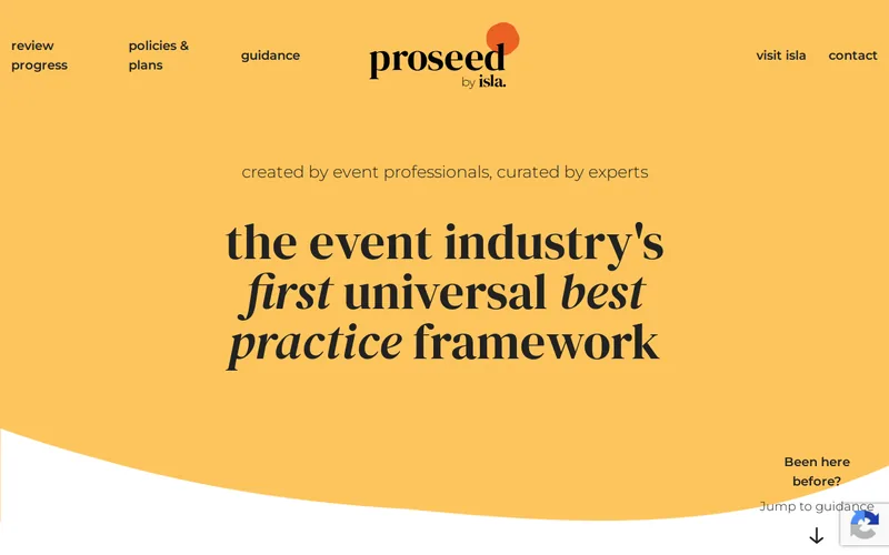 Website snapshot for ProSeed