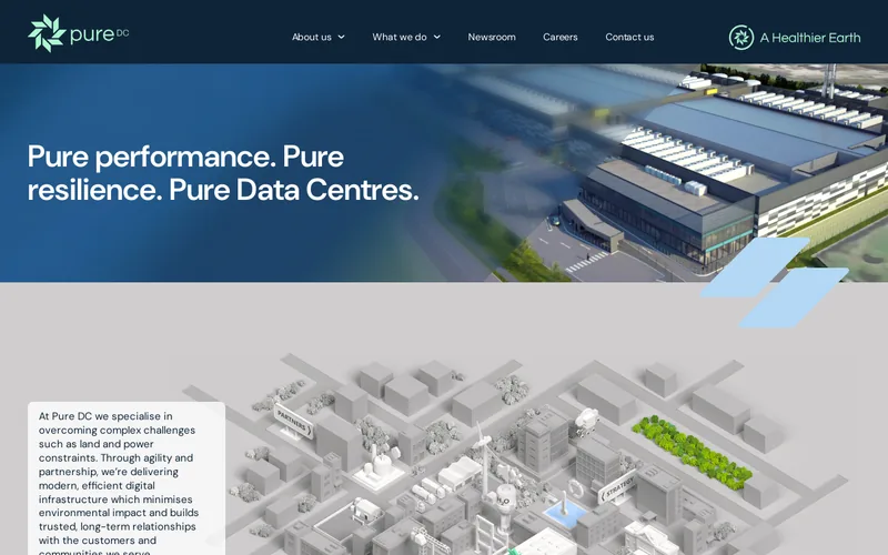 Website snapshot for PureDC