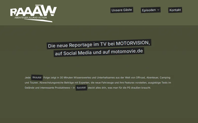 Website snapshot for raaaw