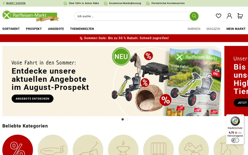 Website snapshot for Raiffeisen Bank International