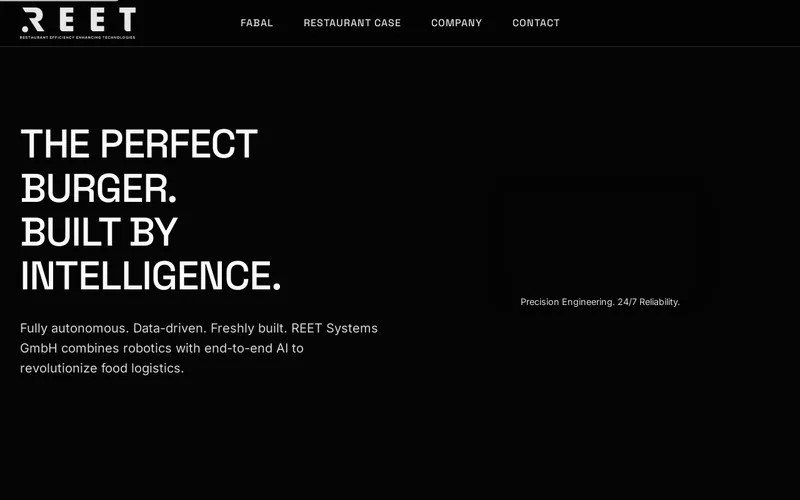 Website snapshot for REET Systems