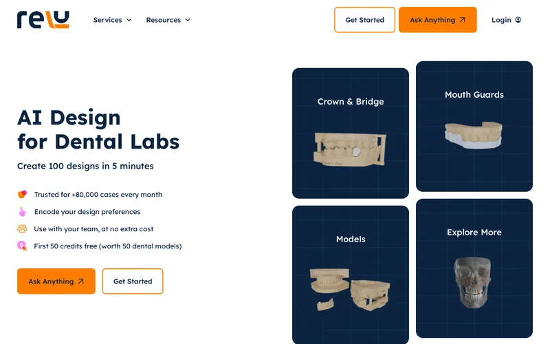 Website snapshot for Relu