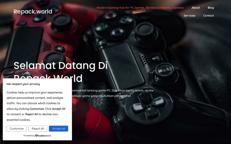 Website snapshot for RePack