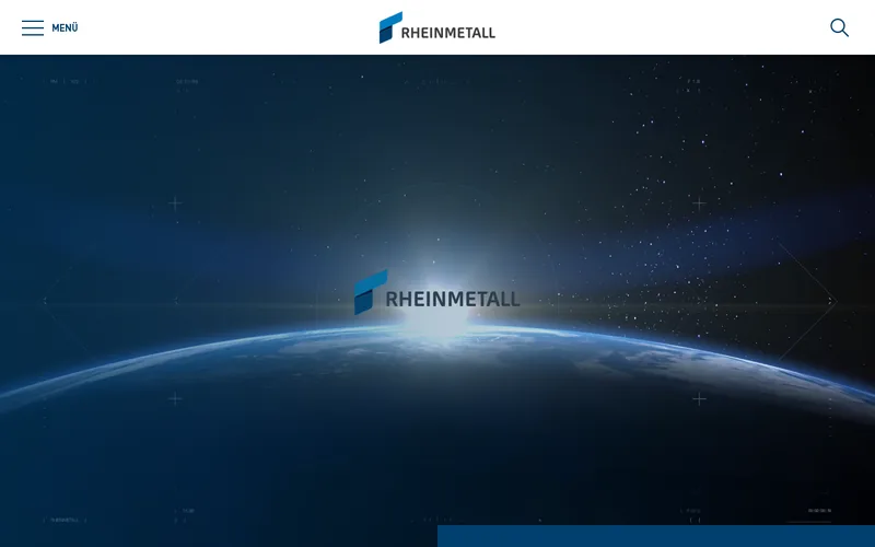 Website snapshot for Rheinmetall