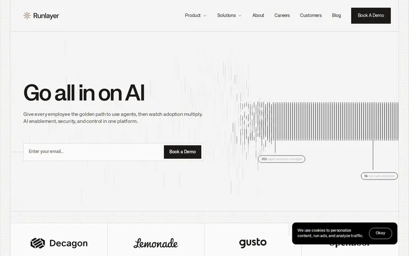 Website snapshot for Runlayer