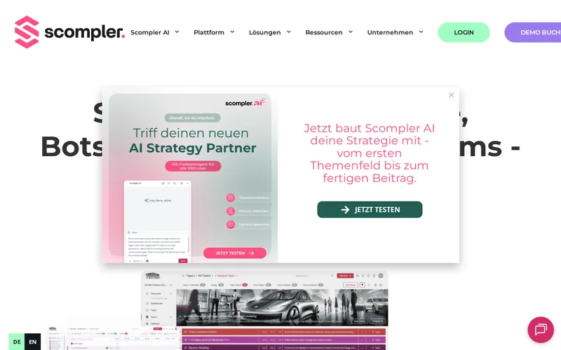 Website snapshot for Scompler