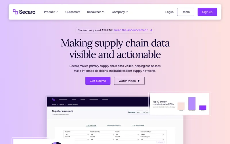 Website snapshot for Secaro