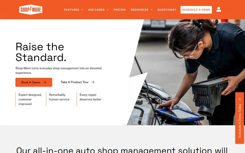 Website snapshot for Shopware