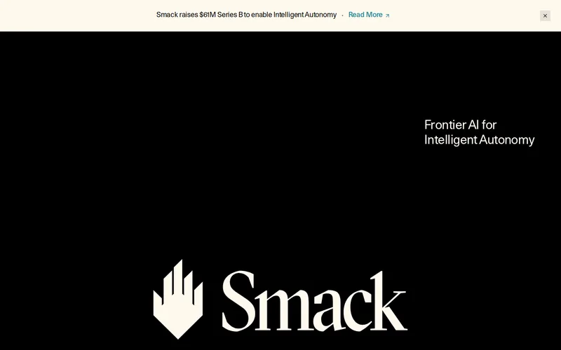 Website snapshot for Smack Technologies