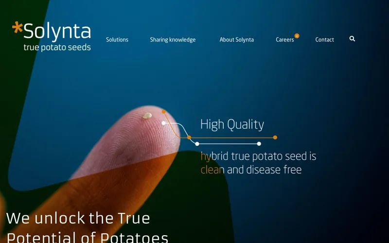 Website snapshot for Solynta