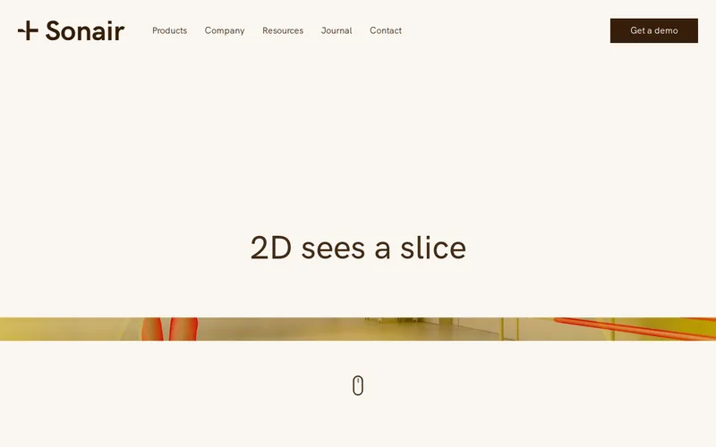 Website snapshot for Sonair
