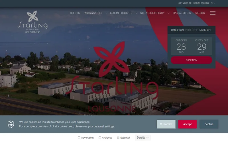 Website snapshot for Starling