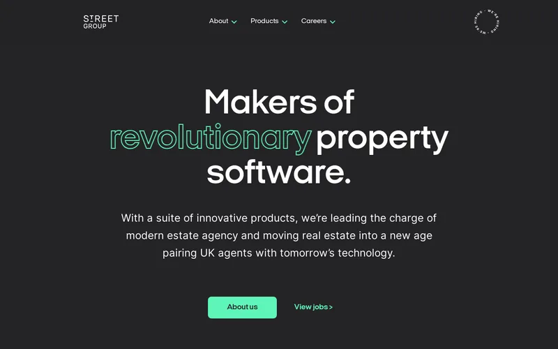 Website snapshot for Street Group