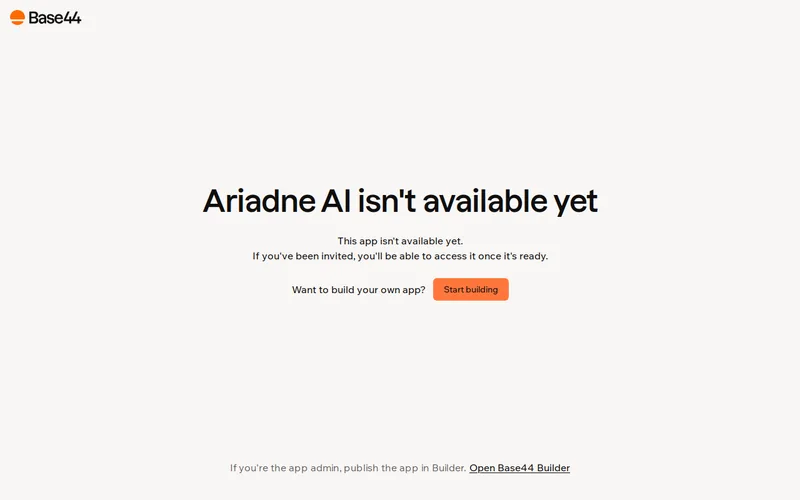 Website snapshot for ariadne.ai (Germany)