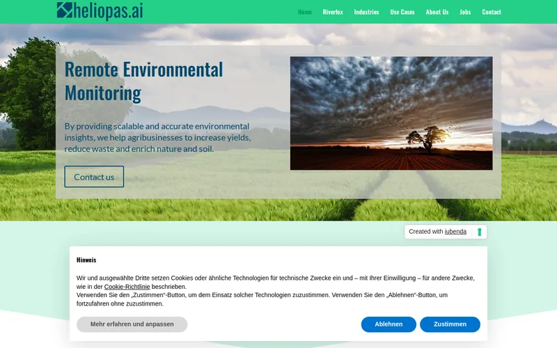 Website snapshot for heliopas.ai