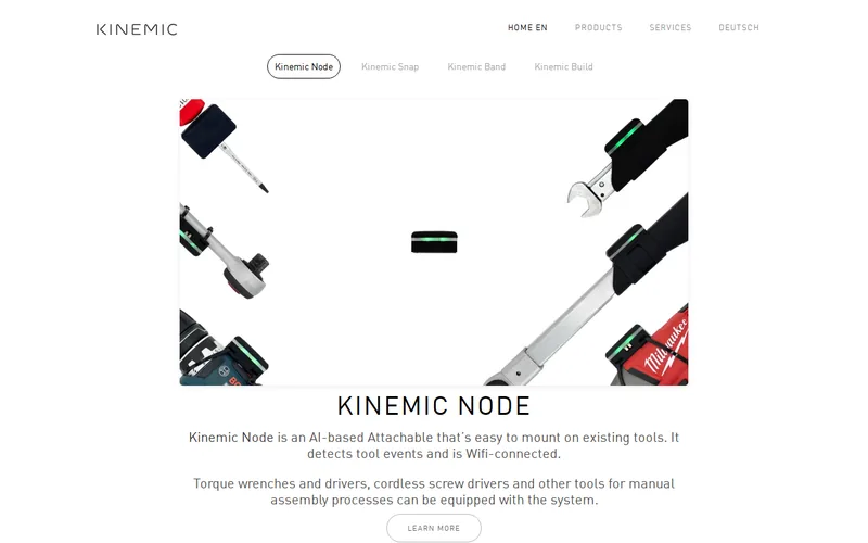 Website snapshot for Kinemic