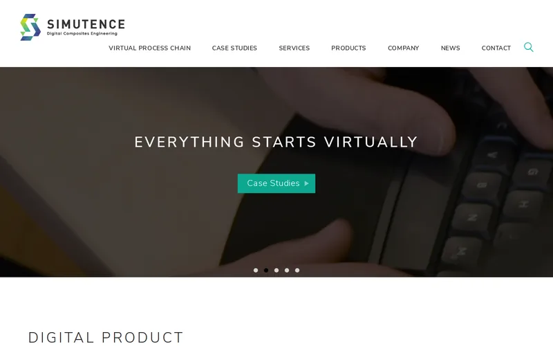 Website snapshot for Simutence