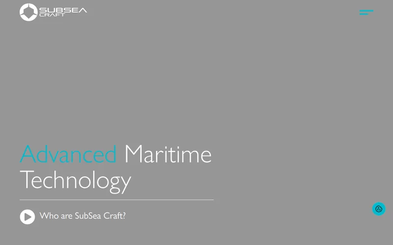 Website snapshot for SubSea Craft