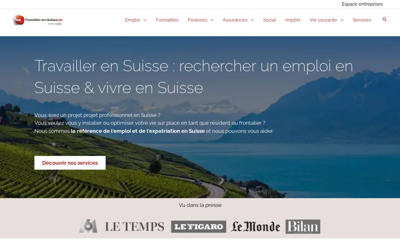 Website snapshot for Suisse