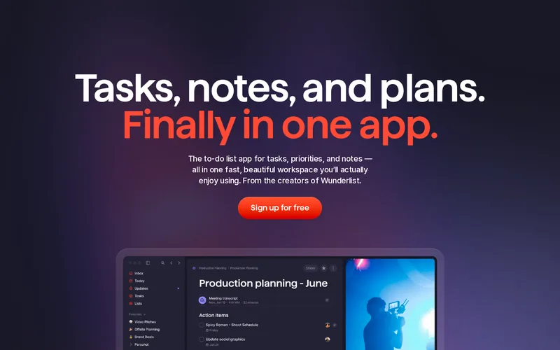 Website snapshot for Superlist