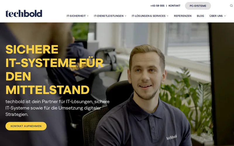 Website snapshot for techbold
