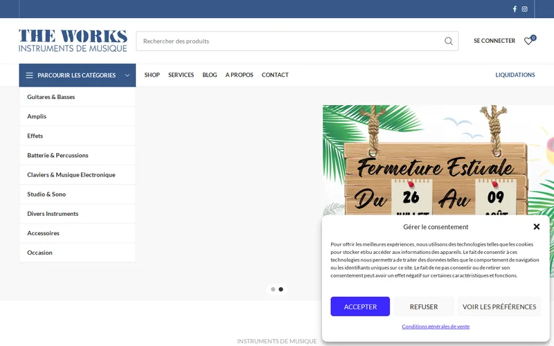 Website snapshot for The Works
