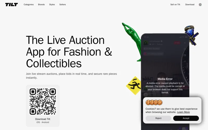 Website snapshot for TILT