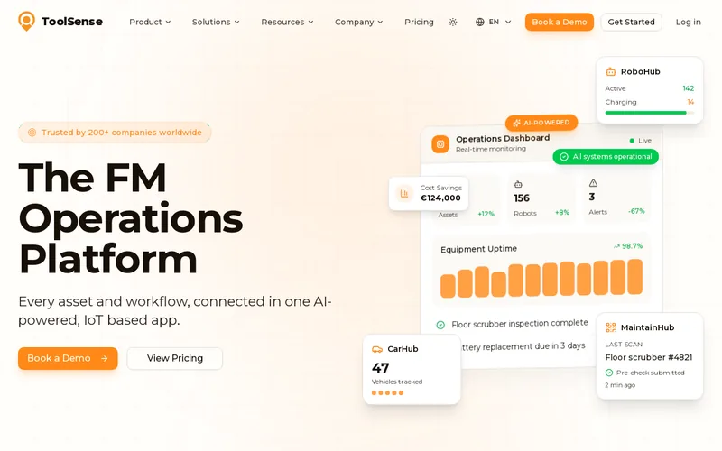 Website snapshot for ToolSense