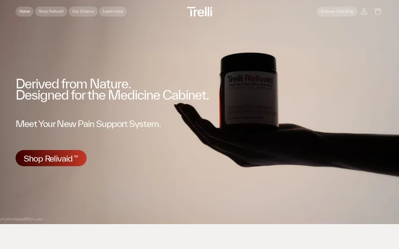 Website snapshot for Trellis Health
