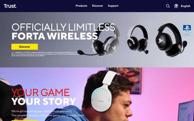 Website snapshot for Trust International