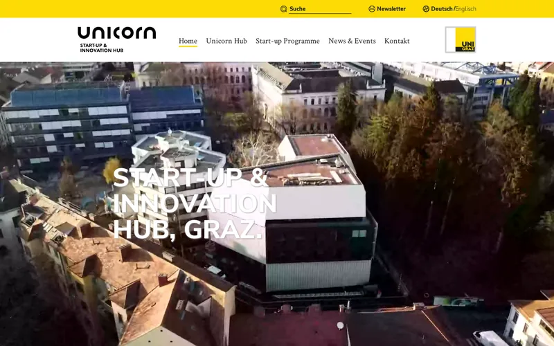 Website snapshot for Unicorn Graz