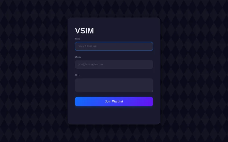 Website snapshot for V-Sim